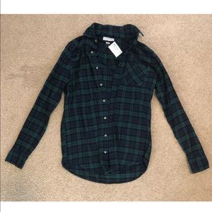 AMERICAN APPAREL UNSIEX FLANNEL | SIZE XXS | NWT